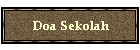 Doa Sekolah