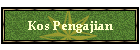 Kos Pengajian